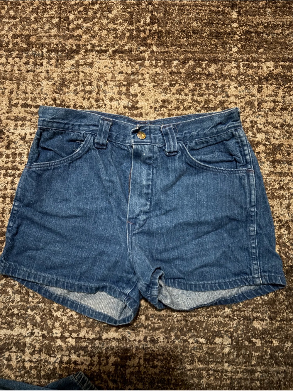 Vintage Rocky Mountain Jean Co. Denim Cutoff Shorts — High Waisted, Size 25